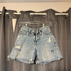 GAP Blue Jean Shorts Distressed Vintage Style
